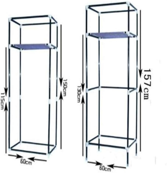 Shoe rack with cover